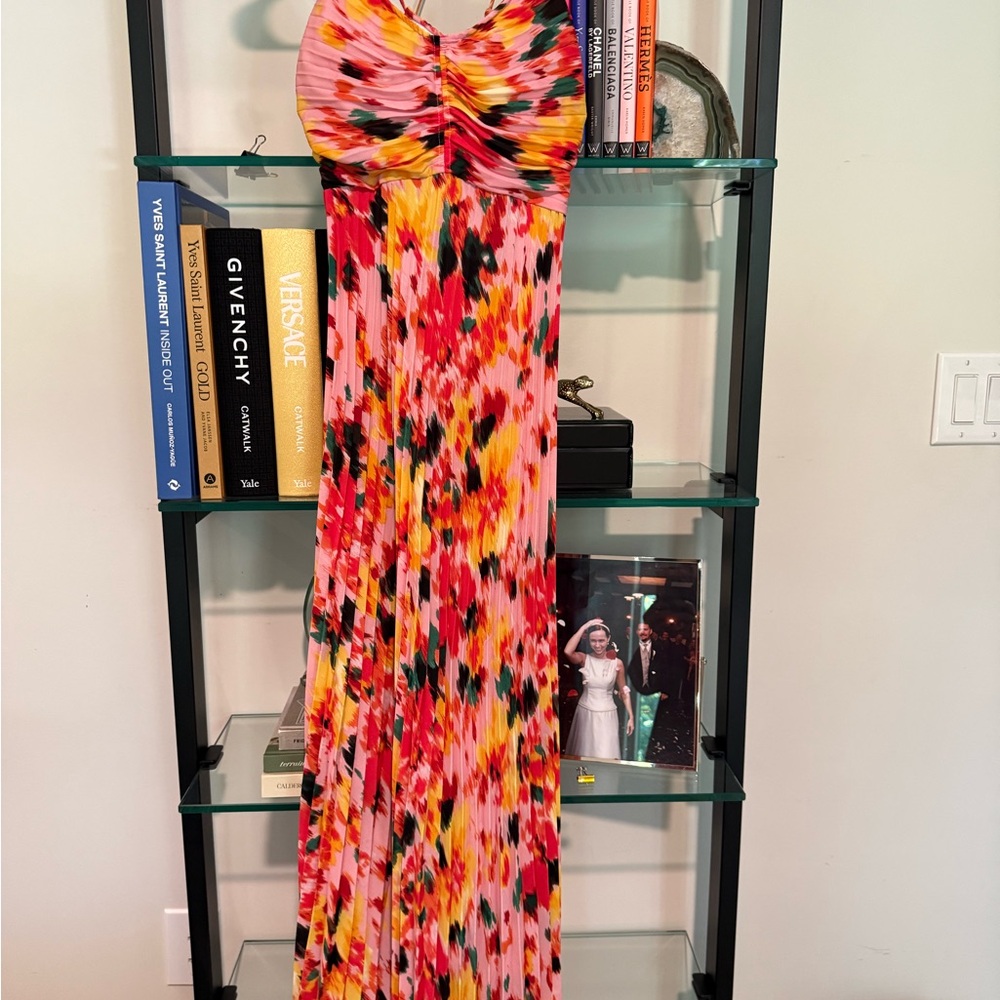 Nanette Lepore Pink and Yellow Dress D014